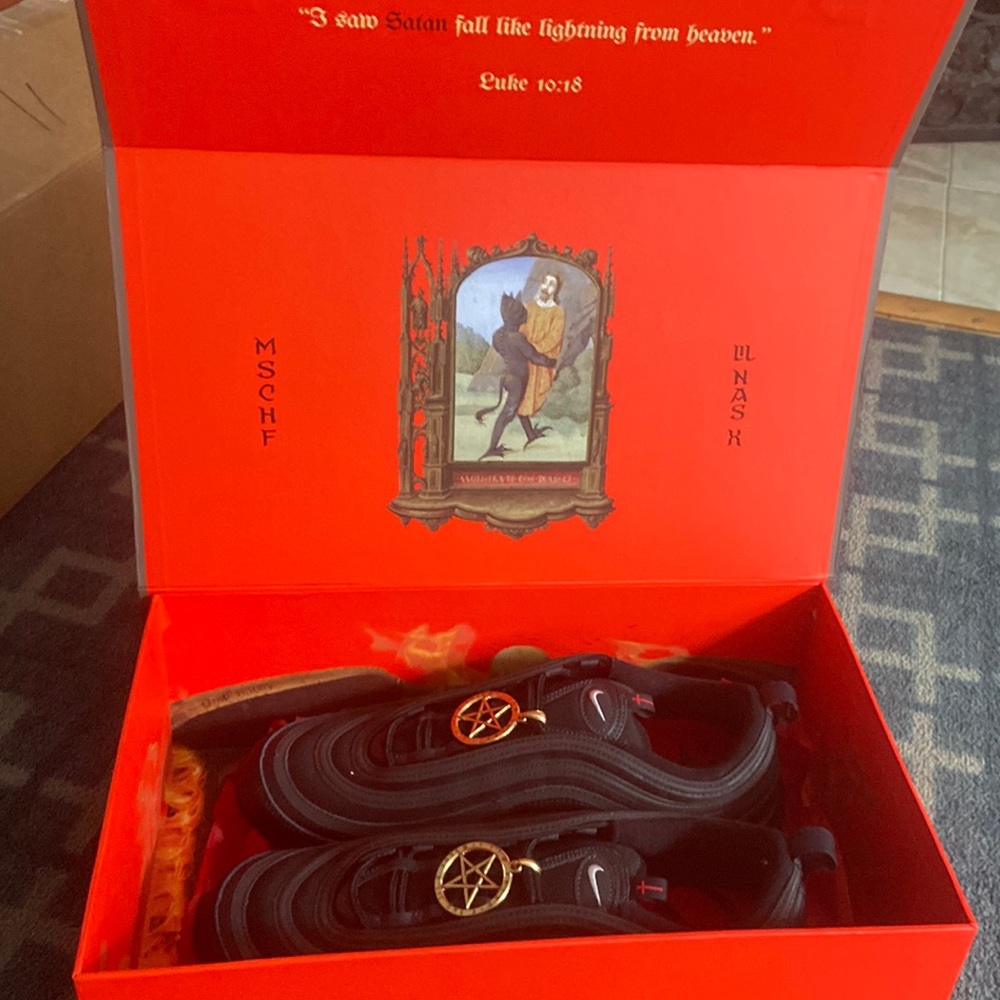 Lil nas x satan shoes  size 11 426/666